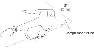 鉻拇指控制節氣風槍48211—48215